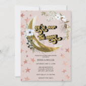 月の向こうに |スターベビーシャワー招待状 招待状 (正面)