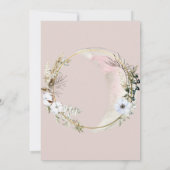 月の向こうに |スターベビーシャワー招待状 招待状 (裏面)