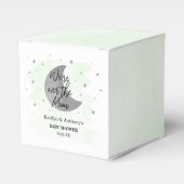 月の向こうに |ニュートラルベビーシャワー フェイバーボックス (正面サイド)