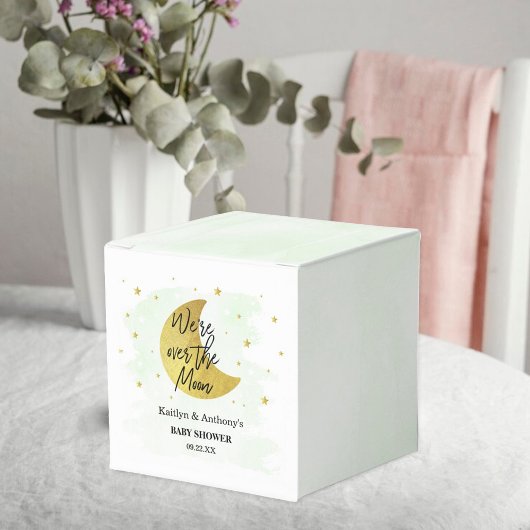 月の向こうに |ニュートラルベビーシャワー フェイバーボックス