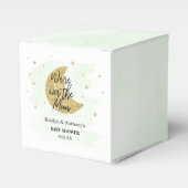 月の向こうに |ニュートラルベビーシャワー フェイバーボックス (正面サイド)