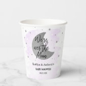 月の向こうに |ニュートラルベビーシャワー 紙コップ (裏面)