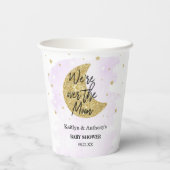 月の向こうに |ニュートラルベビーシャワー 紙コップ (裏面)