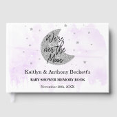 月の向こうに | ニュートラル赤ちゃんシャワー記憶 ゲストブック (正面)