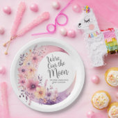月の向こうに | フローラシャワー ペーパープレート (パーティー)
