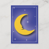 月の向こうに | ベビーがブックカードを持ち込む エンクロージャーカード (裏面)