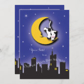 月の向こうに |ベビーシャワー招待状 招待状 (正面/裏面)