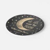 月の向こうに |ベビーシャワー紙プレート ペーパープレート (アングル)