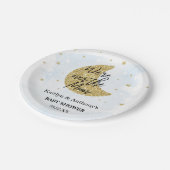 月の向こうに |ボーイズ赤ちゃんシャワー紙プレート ペーパープレート (アングル)