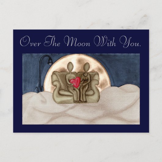 月の向こうに ポストカード (正面)