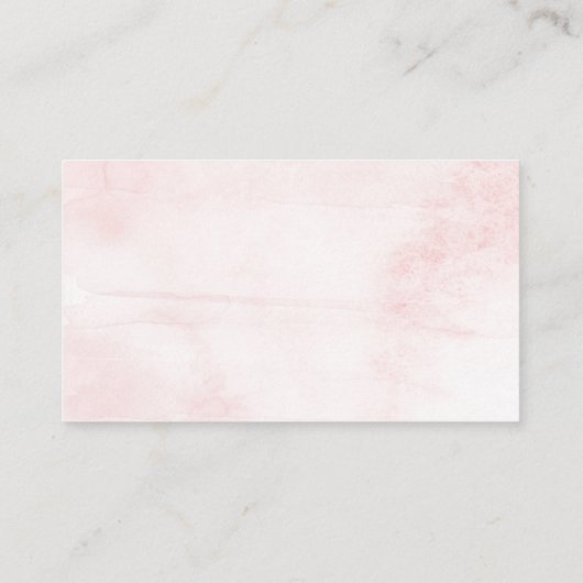 月の向こうに |女の子の赤ちゃんシャワーベビー エンクロージャーカード (裏面)