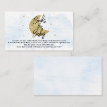 月の向こうに |男の子の赤ちゃんシャワーベビー