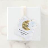 月の向こうに |男の子の赤ちゃんシャワー フェイバータグ (インサイチュ)