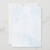 月の向こうに |男の子の赤ちゃんシャワー 招待状 (裏面)