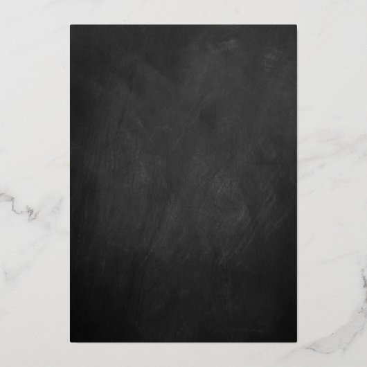 月の向こうに |赤ちゃんシャワーありがとうございま実在す 箔招待状 (裏面)