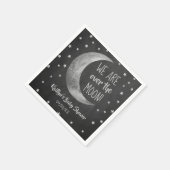 月の向こうに |赤ちゃんシャワーナプキンス スタンダードカクテルナプキン (角)