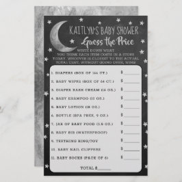 月の向こうに |赤ちゃんシャワー価格ゲームを推測