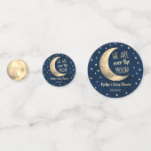 月の向こうに |赤ちゃんシャワー写真 コンフェッティ (正面)