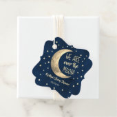 月の向こうに |赤ちゃんシャワー フェイバータグ (インサイチュ)