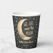 月の向こうに |赤ちゃんシャワー 紙コップ (正面)