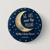 月の向こうに |赤ちゃんシャワー 缶バッジ (正面)