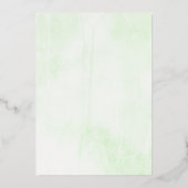 月の向こうに |赤男女兼用ちゃんシャワー実在 箔招待状 (裏面)