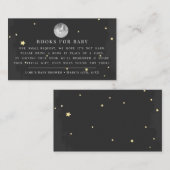 月の向こうに | Moon & Stars Booksベビー エンクロージャーカード (正面/裏面)