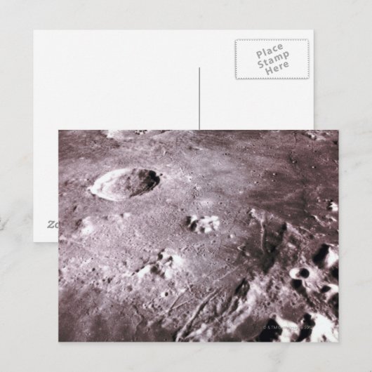 月の噴火口 ポストカード (正面/裏面)
