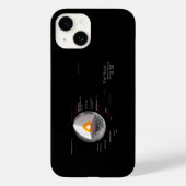 月の図の帰還 天文学 軌道 クレーター Case-Mate iPhoneケース (裏面)