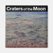 月の国の記念碑のクレーター マグネット (正面)