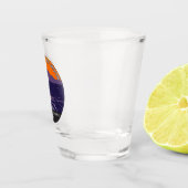 月の国記念碑アイダホのクレーター ショットグラス (右)