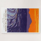 月の国記念碑アイダホのクレーター ジグソーパズル (横)