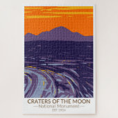 月の国記念碑アイダホのクレーター ジグソーパズル (縦)