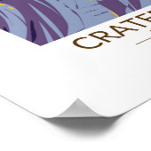 月の国記念碑アイダホのクレーター ポスター (角)