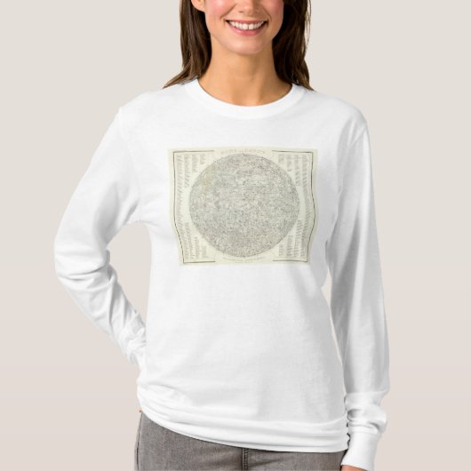 月の地図 Tシャツ (正面)