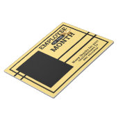 月の埋め込み写真賞メモ帳の従業員 ノートパッド (アングル)