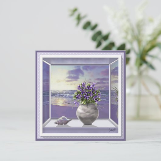 月の壺の中のスミレ (スタンド正面)