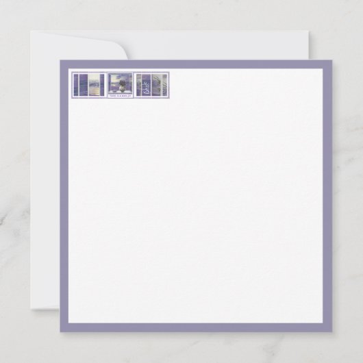 月の壺の中のスミレ (裏面)