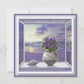 月の壺の中のスミレ (正面)