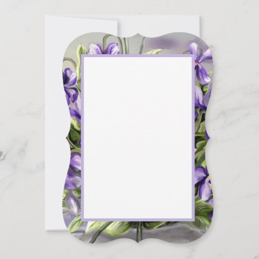 月の壺の中のスミレ (裏面)