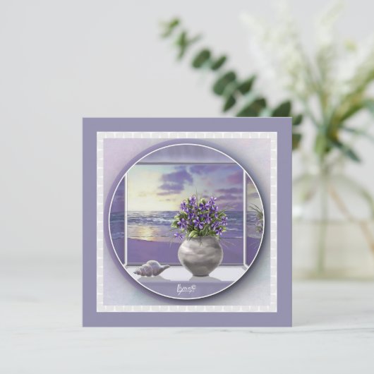 月の壺の中のスミレ (スタンド正面)