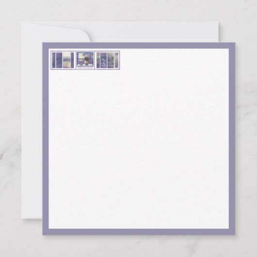 月の壺の中のスミレ (裏面)