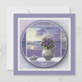 月の壺の中のスミレ (正面)