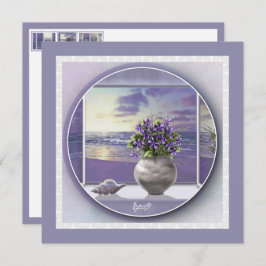 月の壺の中のスミレ