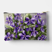 月の壺の中のスミレ アクセサリーポーチ (裏面)