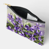 月の壺の中のスミレ アクセサリーポーチ (見開き)