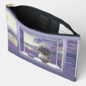 月の壺の中のスミレ アクセサリーポーチ (見開き)