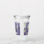 月の壺の中のスミレ アクリルタンブラー (左)