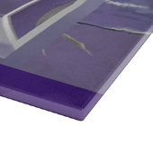 月の壺の中のスミレ カッティングボード (角)