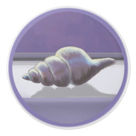 月の壺の中のスミレ セラミックノブ